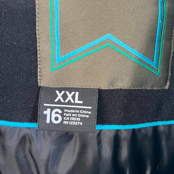 Orage Winter Jacket Youth XXL 16 Blue Ski Snowboard Hooded Warm - Picture 3 of 12